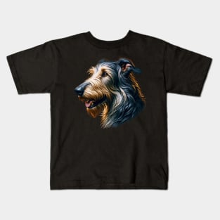 Scottish Deerhound Dog Kids T-Shirt